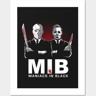 Maniacs in Black Posters and Art